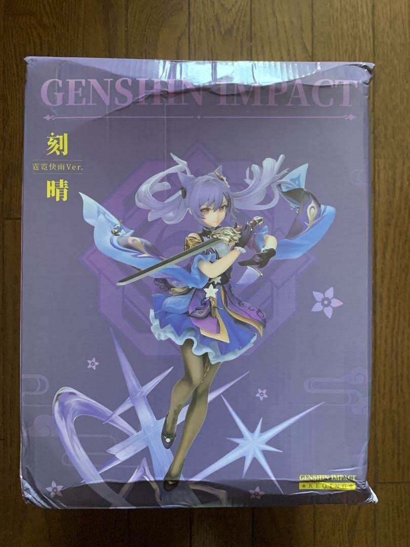 原神　刻晴　こくせい　疾雷快雨Ver. 1/7　完成品　フィギュア 中古】(本体B/箱B)【特典】原神 刻晴 疾雷快雨Ver. 1/7 完成品